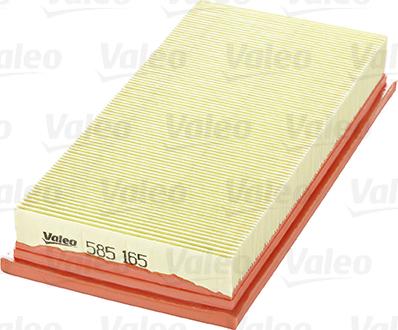 Valeo 585165 - Воздушный фильтр parts5.com