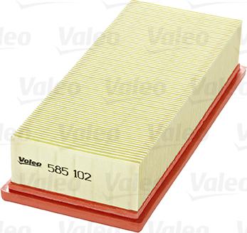 Valeo 585102 - Воздушный фильтр parts5.com