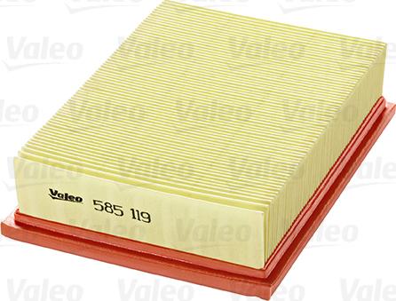 Valeo 585119 - Воздушный фильтр parts5.com