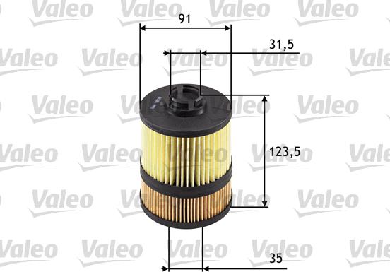 Valeo 586549 - Масляный фильтр parts5.com