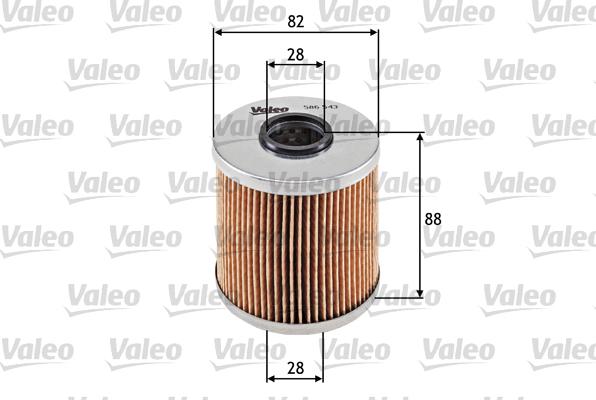 Valeo 586543 - Масляный фильтр parts5.com