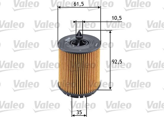 Valeo 586563 - Filtro de aceite parts5.com