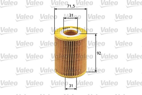 Valeo 586504 - Масляный фильтр parts5.com