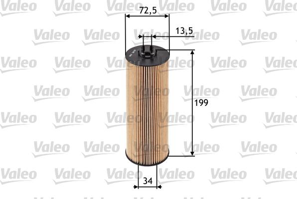 Valeo 586520 - Масляный фильтр parts5.com