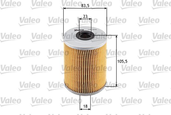 Valeo 586574 - Масляный фильтр parts5.com