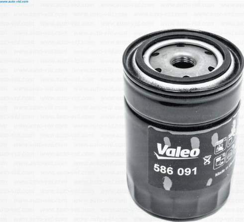 Valeo 586091 - Масляный фильтр parts5.com