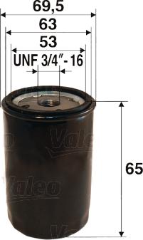 Valeo 586054 - Oil Filter parts5.com