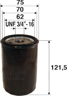 Valeo 586052 - Filtro de aceite parts5.com