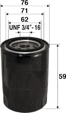 Valeo 586065 - Масляный фильтр parts5.com