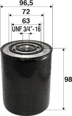 Valeo 586007 - Масляный фильтр parts5.com