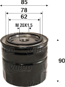 Valeo 586089 - Масляный фильтр parts5.com