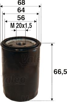 Valeo 586022 - Масляный фильтр parts5.com