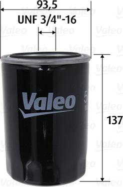 Valeo 586101 - Oil Filter parts5.com