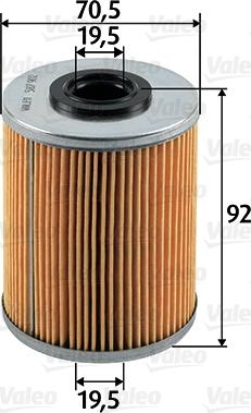 Valeo 587902 - Топливный фильтр parts5.com