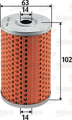 Valeo 587911 - Топливный фильтр parts5.com