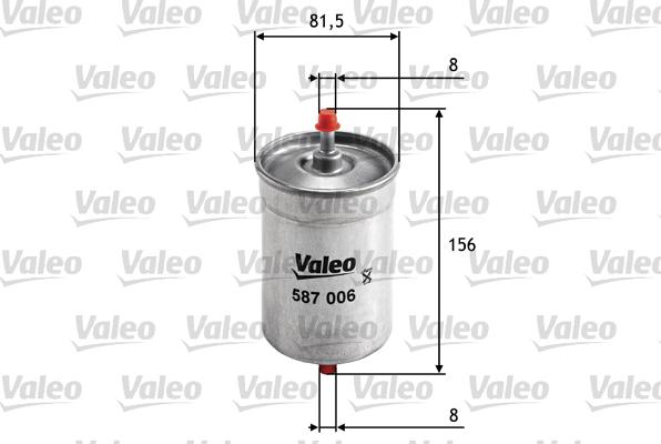 Valeo 587006 - Масляный фильтр parts5.com