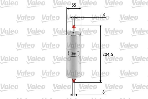 Valeo 587015 - Топливный фильтр parts5.com