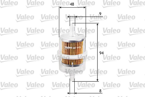 Valeo 587013 - Масляный фильтр parts5.com