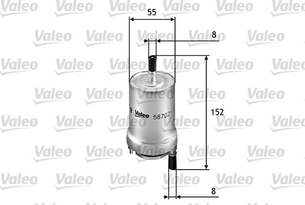 Valeo 587021 - Масляный фильтр parts5.com