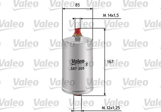 Valeo 587205 - Масляный фильтр parts5.com