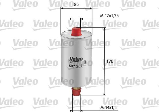 Valeo 587207 - Масляный фильтр parts5.com