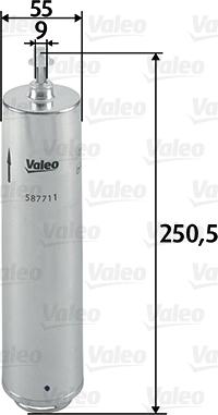 Valeo 587711 - Масляный фильтр parts5.com