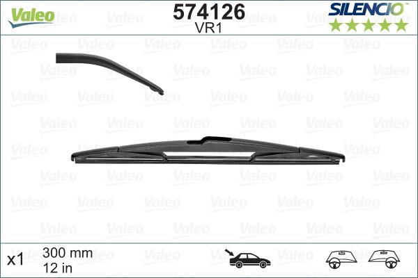 Valeo 574126 - Wiper Blade parts5.com