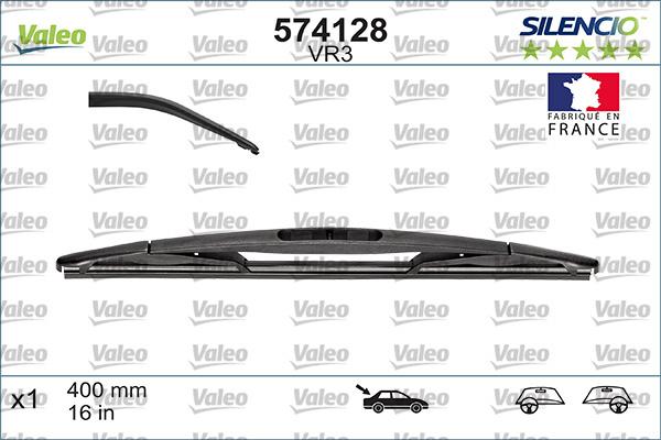 Valeo 574128 - Wiper Blade parts5.com