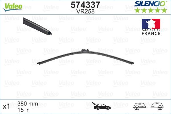 Valeo 574337 - Wiper Blade parts5.com