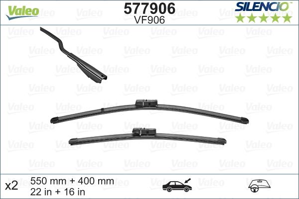 Valeo 577906 - Wiper Blade parts5.com