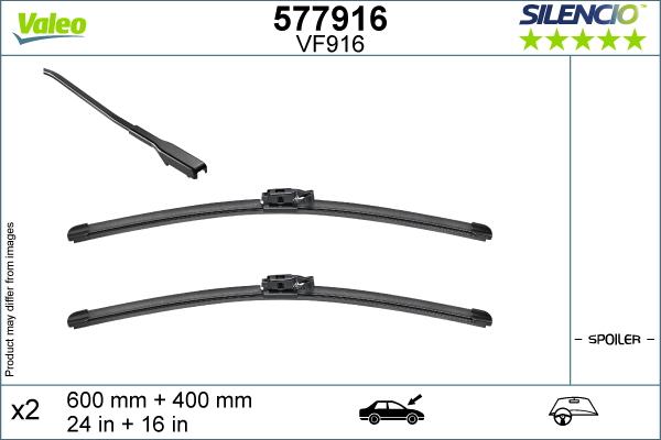 Valeo 577916 - Wiper Blade parts5.com