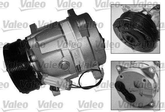 Valeo 699155 - Compressor, air conditioning parts5.com