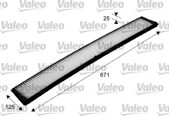 Valeo 698489 - Фильтр воздуха в салоне parts5.com