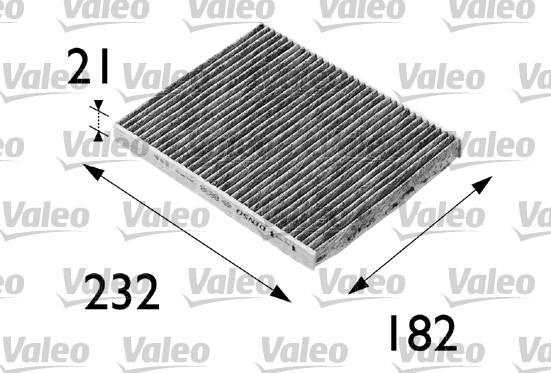 Valeo 698692 - Фильтр воздуха в салоне parts5.com