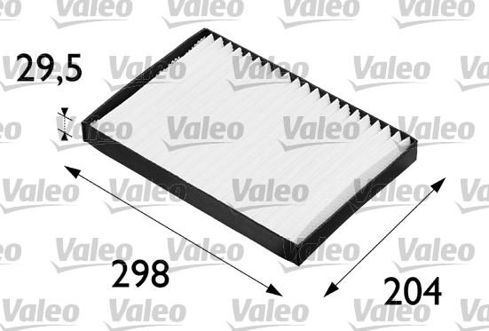 Valeo 698606 - Фильтр воздуха в салоне parts5.com