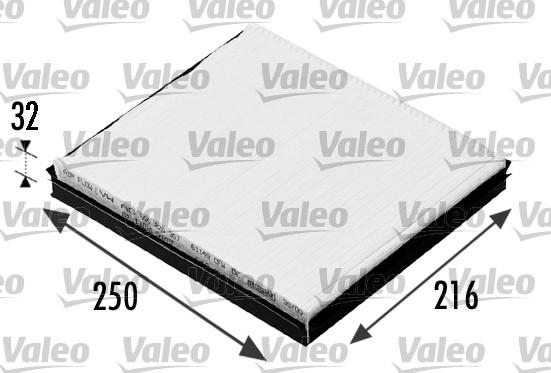 Valeo 698685 - Фильтр воздуха в салоне parts5.com