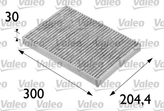 Valeo 698683 - Фильтр воздуха в салоне parts5.com