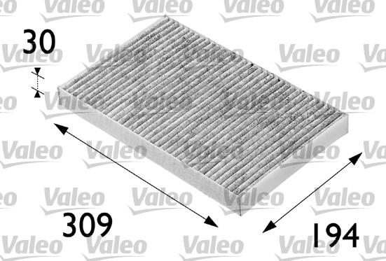 Valeo 698682 - Фильтр воздуха в салоне parts5.com