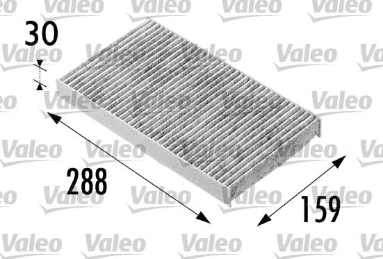 Valeo 698687 - Фильтр воздуха в салоне parts5.com