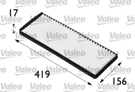 Valeo 698165 - Фильтр воздуха в салоне parts5.com