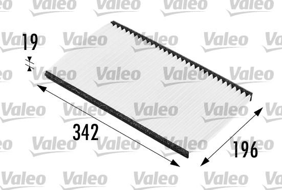 Valeo 698166 - Фильтр воздуха в салоне parts5.com