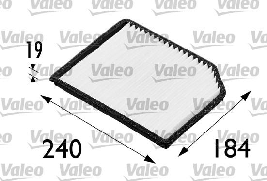 Valeo 698173 - Фильтр воздуха в салоне parts5.com