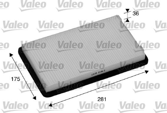 Valeo 698893 - Фильтр воздуха в салоне parts5.com