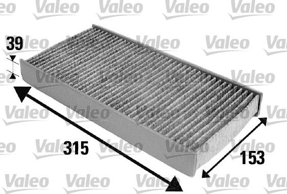 Valeo 698884 - Фильтр воздуха в салоне parts5.com