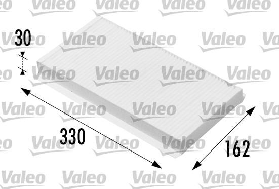 Valeo 698711 - Фильтр воздуха в салоне parts5.com