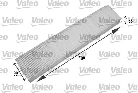 Valeo 698779 - Фильтр воздуха в салоне parts5.com