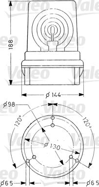 Valeo 082540 - Проблесковый маячок parts5.com