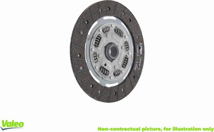 Valeo 803742 - Диск сцепления, фрикцион parts5.com