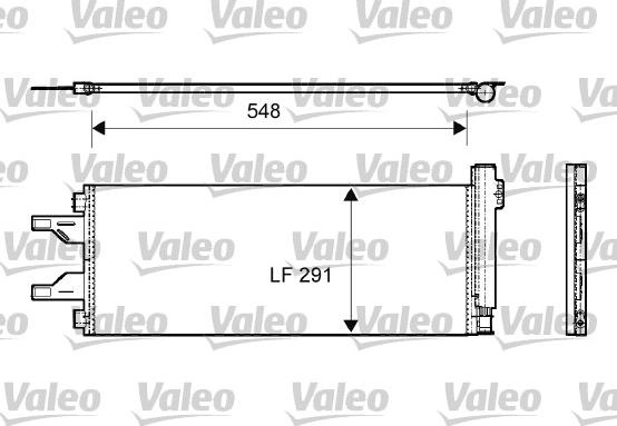 Valeo 814069 - Конденсатор кондиционера parts5.com