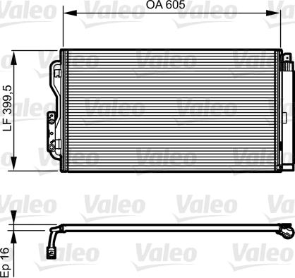 Valeo 814191 - Конденсатор кондиционера parts5.com